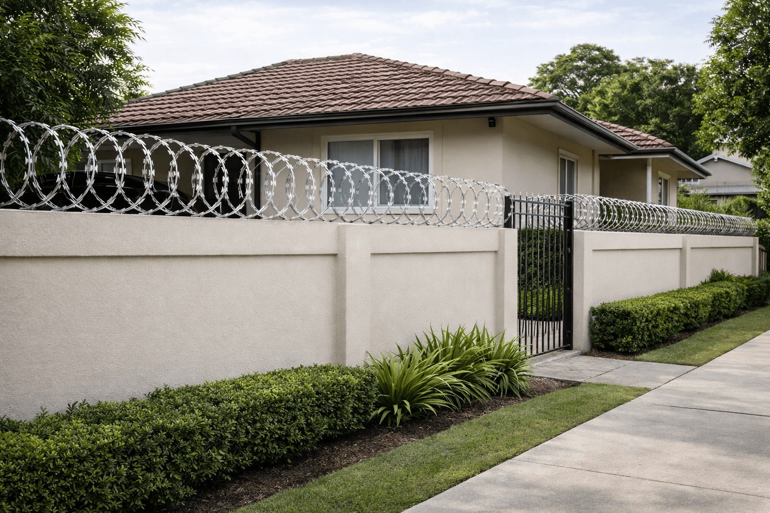 Instalação de Concertina em Obra - Conaflex - Conaflex