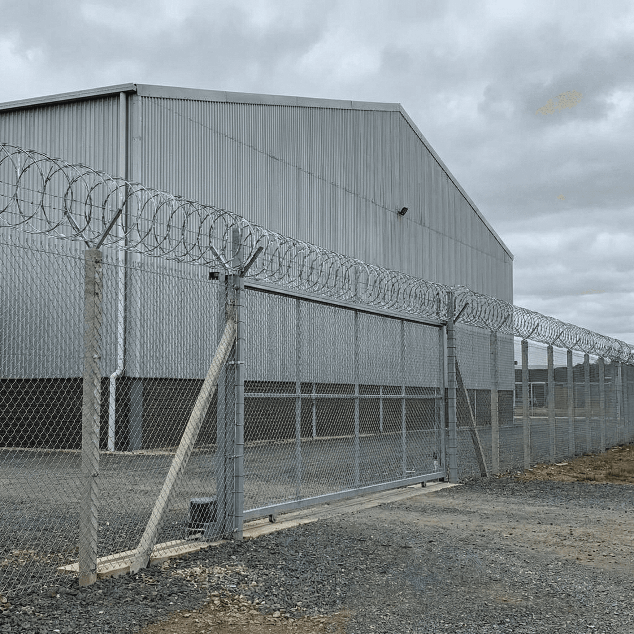 Instalação de Concertina em Obra - Conaflex - Conaflex